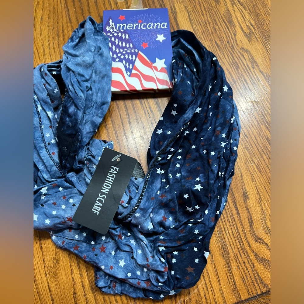 New Cute Patriotic Scarf